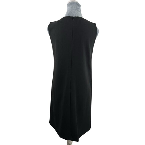 Donna Karan New York Women's Size 4 Keyhole Sheath Dress Black Midi MRSP $139 - Picture 11 of 16